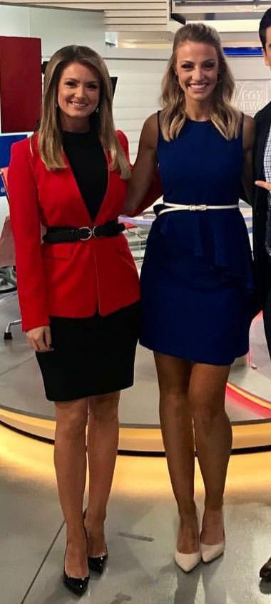 Jillian Mele and Carly Shimkus News Anchor Outfit, Carly Shimkus, Jillian Mele, Anchor Outfit, Anchor Clothes, Female News Anchors, Fashion For Women Over 40, News Anchor, Taylor Swift Style