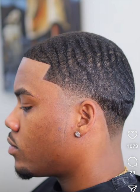 Wave Haircuts For Black Men, Haircuts For Black Men, Waves Haircut, Taper Fade Haircut, Black Men Haircuts, Nice Hair, Taper Fade, Black Men Hairstyles, Men Hairstyles