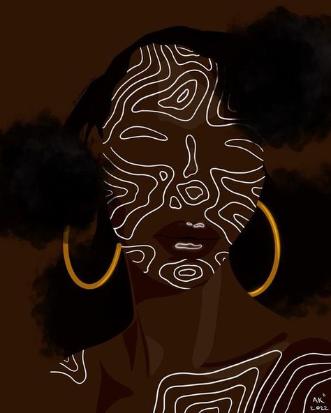 Black Artwork Aesthetic, Afrocentric Art Painting, Afrocentric Art Inspiration, Afrocentric Art Black Power, Afro Centric Art, Afrocentric Aesthetic, Black Illustration Art, Afro Poster, Air Photoshoot