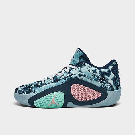 Jordan Tatum 2 GPX Denim Basketball Shoes Jordans Basketball Shoes, Cool Basketball Shoes, Basketball Shoes Women's, Jason Tatum, Signature Logos, Jordan Basketball Shoes, Basket Nike, Running Sandals, Jayson Tatum