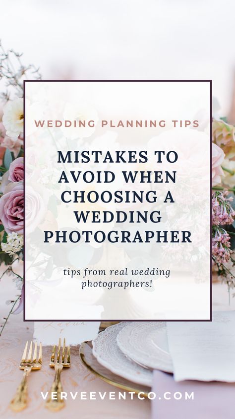 In this post, I’m going to give you super helpful tips on what to ask (and not ask) when booking a wedding photographer. After, you’ll feel more confident about all the things you should consider before you reach out to your favorite photographer and what questions to ask when you do! | Verve Event Co. #weddingphotographer #weddingplanning #weddingplanningtips #newyorkwedding Things To Ask Photographer For Wedding, Things To Ask Your Wedding Photographer, How To Pick A Wedding Photographer, What To Ask Wedding Photographer, Questions For Wedding Photographer, Wedding Photographer Questionnaire, Questions To Ask Wedding Photographer, Wedding Photographer Questions, Budget Planner Free