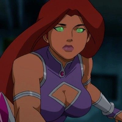 Teen Titans Star Fair, Redhead Pfp, Teen Titans Starfire, Starfire And Raven, Dc Comics Collection, Dc Women, Star Fire, Nightwing And Starfire, Dc Comics Girls