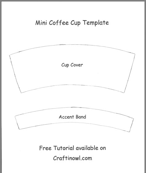 Cup Sleeve Template Free, Cup Sleeve Free Printable, Mini Coffee Cup Treat Holders, Mini Coffee Cups Template, Mini Coffee Cup Sleeve Template, Coffee Cup Gift Card Holder Template, Coffee Cup Template, Paper Cup Design, Coffee Cup Crafts