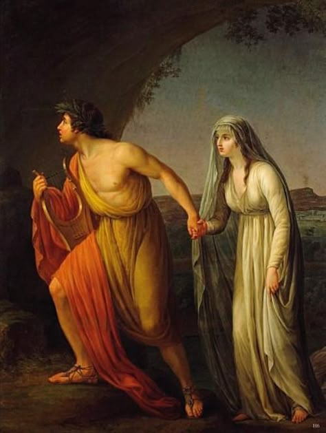 Orpheus and Eurydice. 1762. attributed to Serangeli Giuseppe Mythological Paintings, Greek Mythology Costumes, Mythology Costumes, Neoclassical Painting, Orpheus And Eurydice, Greek Paintings, Photo Gifts Diy, Old Master Paintings, Celtic Gods