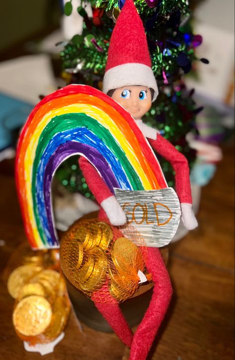 Elf On The Shelf Ideas Chocolate Coins, Elf On The Shelf Gold Coins, Easy Elf Ideas, Elf Shenanigans, Easy Elf On The Shelf, Easy Elf, Awesome Elf On The Shelf Ideas, Elf Magic, Elf Fun