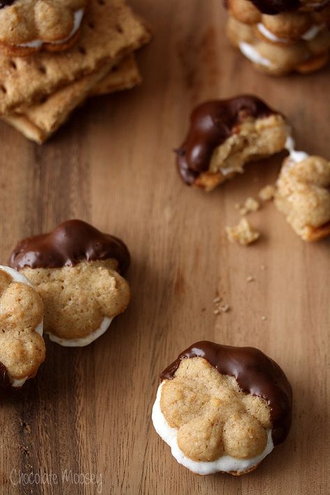 S'mores Spritz Sandwich Cookies Smores Treats, Press Cookies, Cookie Press Recipes, Spritz Cookie Recipe, Anti Diet, Spritz Recipe, Monster Ideas, Spritz Cookies, Cookie Press