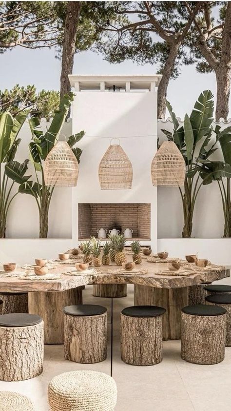 Interior Design Per La Casa, Have Inspiration, Outdoor Restaurant, Design Exterior, Cafe Design, Design Living, Outdoor Design, Dream Home Design, Marbella