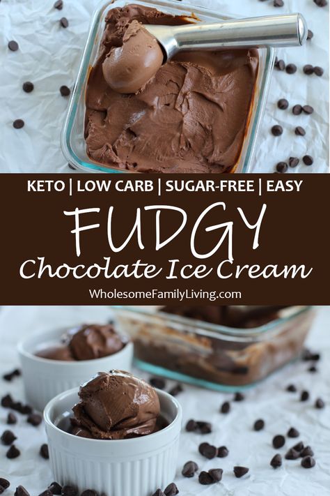 Ice Cream Keto, Keto Friendly Ice Cream, Sugar Free Ice Cream, Chocolate Ice Cream Recipe, Gelato Recipe, Low Carb Ice Cream, Postre Keto, Ice Cream Maker Recipes, Keto Ice Cream