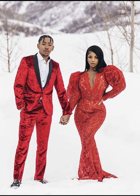 Dearra And Ken, De'arra And Ken, Black Relationship, Couple Fits, Black Relationship Goals, Glam Photoshoot, Cute Couple Outfits, Couples Engagement Photos, Bae Goals