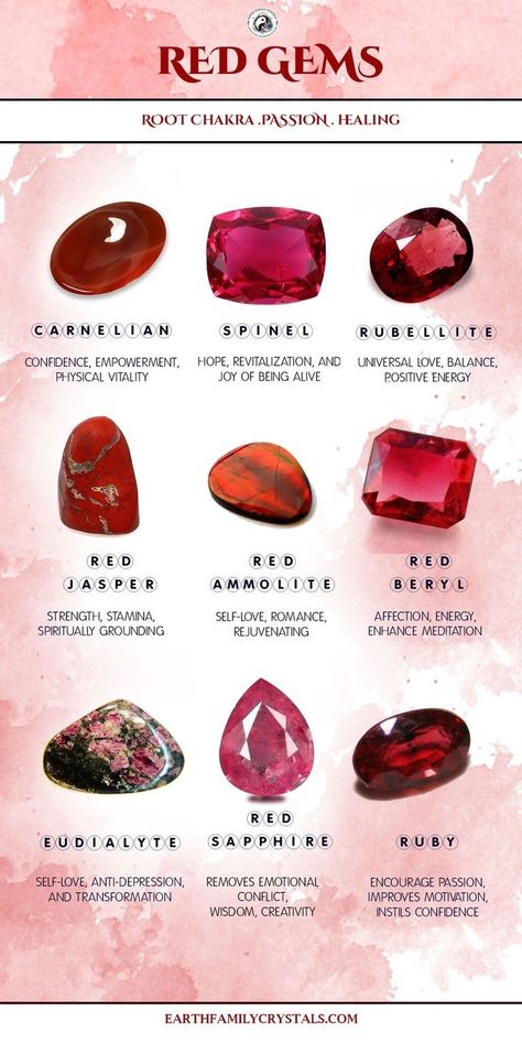 35, married, disabled, pansexual, witch, tarot reader, herbalist, venmo &PayPal @emandrahime The Crystal Gems, Rock Crystal Necklace, Gemstones Chart, Crystal Healing Chart, Red Gems, Crystals Store, Crystals Healing Properties, Spiritual Crystals, Crystal Healing Stones