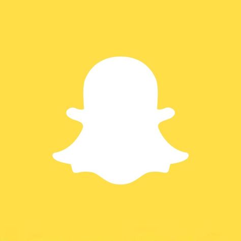 Yellow Snapchat Icon, Dino Homescreen, Yellow Snapchat, Snapchat Icons, Yellow Backgrounds, Banana Phone, Yellow Icon, Iphone Wallpaper Yellow, Pinterest Icon