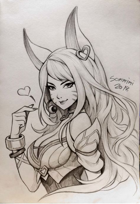 ArtStation - Ahri LOL KDA skin, Duangkamon Srichaikit Lol Drawing, Ahri Lol, Legend Drawing, League Legends, Woman Artwork, League Of Legends Characters, Lol League Of Legends, Anime Character Drawing, Art Anime