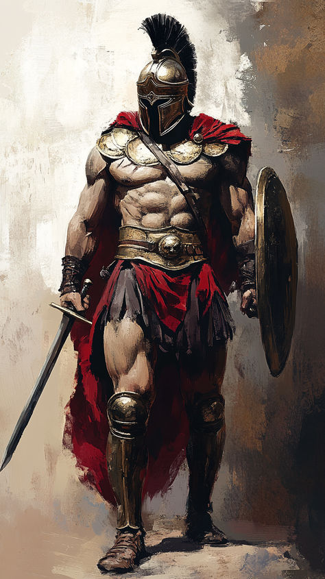 Spartan Warrior, Armor Of God, Armor Concept, Son Of God, Digital Painting, Art Inspiration, Art