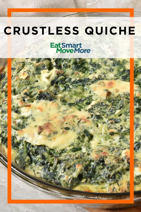 Spinach Crustless Quiche, Quiche Recipes Crustless, Healthy Quiche, Spinach Quiche Recipes, Southern Cooking Recipes, Cheesy Spinach, Quiche Recipes Easy, Family Nutrition, Daily Meal Plan