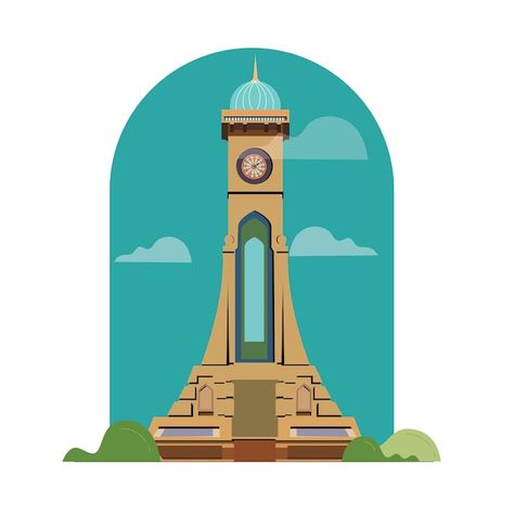 Sultan qaboos university squ tower in a ... | Premium Vector #Freepik #vector #oman #muscat #oman-tourism #oman-landscape Sultan Qaboos University, Oman National Day, Sultan Qaboos, Sultanate Of Oman, Building Drawing, National Day, Oman, Typographic Design, Vector Photo