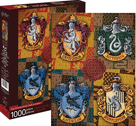 Aquarius 65303 Harry Potter Crests 1, 000pc Puzzle, Jigsaw Puzzles - Amazon Canada Harry Potter Houses Crests, Harry Potter Crest, Harry Potter Puzzle, Harry Potter Hogwarts Houses, Harry Potter Shop, Harry Potter Merchandise, Hogwarts Crest, Harry Potter Houses, Lilo Et Stitch