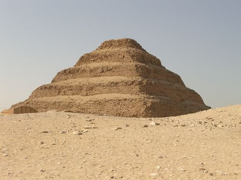 Step Pyramid of Djoser, Saqqara, Egypt Step Pyramid Of Djoser, Saqqara Egypt, Pyramid Of Djoser, Ancient Egypt Pyramids, Egypt Pyramids, Egyptian Civilization, Ancient Discoveries, Pyramids Egypt, Step Pyramid