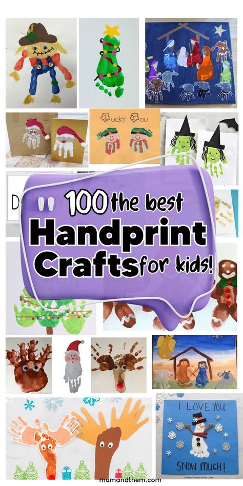 handprint crafts Christmas Crafts With Handprints, Crafts With Handprints, Handprint Crafts Christmas, Holiday Handprint Crafts, Kids Christmas Painting, Holiday Handprint Art, Handprint Art Christmas, Handprint And Footprint Crafts, Handprint Art Kids