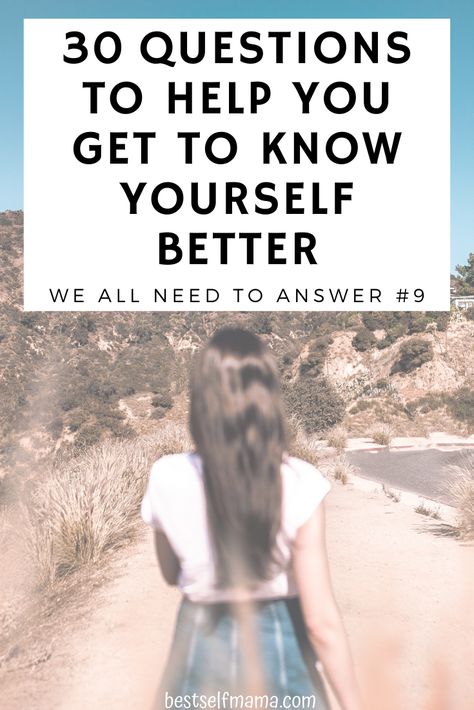 Getting To Know Yourself, Creating Happiness, 30 Questions, Get To Know Yourself, Growth Motivation, Personal Growth Motivation, Know Yourself, Ways To Be Happier, Life Makeover