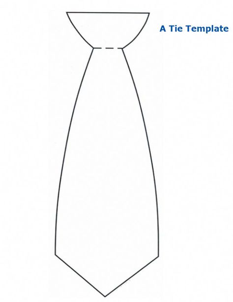 Great tie template. Print it out, get you toddler to paint it and then cut around it to stick on front of a card. Tie Fathers Day Craft, Tie Coloring Page, Tie Printable, Tie Template, Kids Fathers Day Crafts, Diy Father's Day Crafts, Toddler Lessons, Necktie Crafts, Toddler Teacher