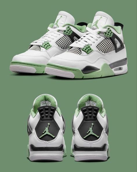 WMNS JORDAN 4 RETRO SEAFOAM v12 Air Jordan 4 Oil Green, Jordan 4 Retro Seafoam, Jordan 4 Seafoam, Beauty Apps, Sneaker Heads, Homecoming Shoes, Buy Sneakers, Clear Glowing Skin, Jordan Shoes Girls