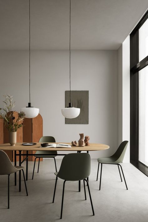 Menu Collection 2019 - COCO LAPINE DESIGNCOCO LAPINE DESIGN Coco Lapine Design, Minimalist Interior, Modern Dining Room, Residential Interior, Dining Room Design, Interior Furniture, Room Table, Dining Room Decor, Interior Design Inspiration