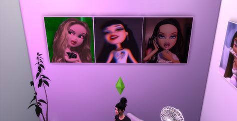 Sims 4 Aura Cc, Sims 4 Cc Bratz Decor, Sims 4 Cc Pictures Decoration, Sims 4 Bratz Cc, Sims 4 Bratz, Sims 4 Pictures Cc, Furniture Cc, The Sims 4 Skin, Cc Mods