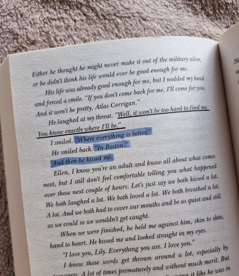 it ends with us - Colleen Hoover; chapter 17, page 214 ~everything is better in Boston~ Boston Aesthetic It Ends With Us, It Ends With Us Chapter One, It Ends With Us Book Pages, Tears On A Book Page, Better In Boston It Ends With Us, It Ends With Us Annotations Chapter 1, Quotes From It Starts With Us, It Starts With Us Quotes Pages, It Ends With Us Pages