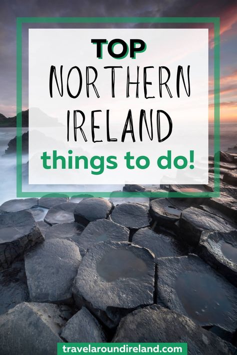 Has Northern Ireland always eluded you? If so, then prepare to change that with a visit to this corner of the Emerald Isle. Discover the top 10 things to do in Northern Ireland that are sure to make you want to visit it. From the iconic Giant’s Causeway to stunning castles, islands and waterfalls, and natural beauty around every corner, Northern Ireland has it all. #travelaroundireland | Northern Ireland | Top 10 things to do | Giants Causeway | Game of Thrones | Causeway Coastal Route Belfast Castle, Game Of Thrones Locations, Giants Causeway, Castles To Visit, Giant’s Causeway, Dark Hedges, Belfast City, Visit Ireland, Londonderry