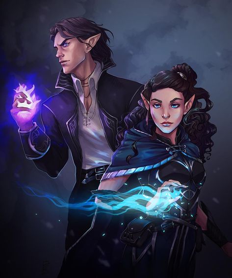 Elf Siblings, Rachel Denton, Sibling Art, Anime Elf, Elves Fantasy, Fantasy Couples, Fantasy Races, Brother And Sister, Dnd Art