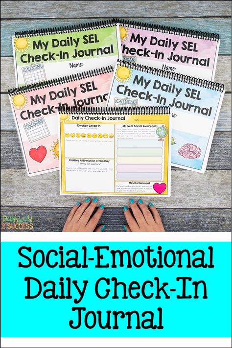 Everything you need to build social-emotional skills in your classroom. With just one page per day, students will check-in with their feelings, practice positive affirmations, learn a new SEL skill, and practice mindfulness. Such a simple solution to build important social-emotional skills. Social Skills Classroom Decor, Social Emotional Classroom Setup, Social Emotional Classroom, Feelings Check In Classroom, Classroom Mental Check In, Sel Morning Check In, Sel Check In For Students, How Are You Feeling Today Classroom Check In, Daily Check In For Students Emotions