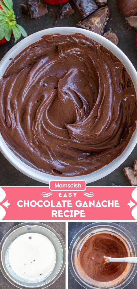 Chocolate ganache is a versatile and indulgent mixture made from two primary ingredients: chocolate and cream. This tried-and-true recipe along with tips will make your ganache just as good as the pros. Easy Chocolate Ganache Recipe, Simple Chocolate Ganache, Easy Chocolate Ganache, Cake And Cheesecake, Baker Bettie, Chocolate Ganache Recipe, Chocolate Ganache Frosting, Ganache Frosting, Cake Filling