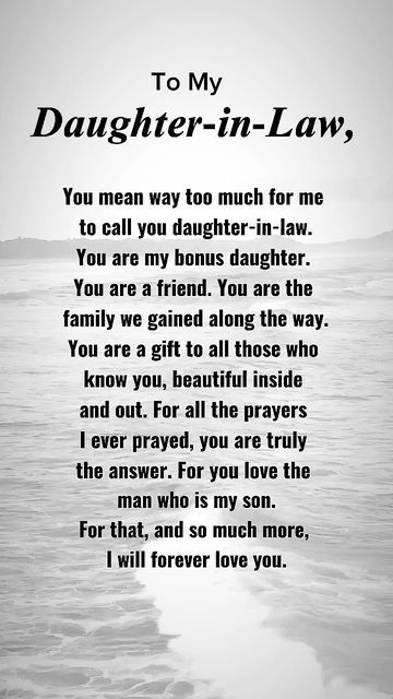 Daughter N Law Quotes, Letter To My New Daughter In Law, Letter To My Future Daughter In Law, Daughter In Law Quotes Love, Bible Verse For Daughter, Wedding Prayers, Daughter In Law Quotes, Treasure Quotes, Quotes About Grandchildren