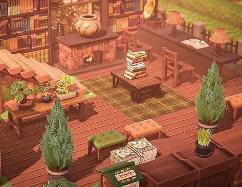 Animal Crossing New Horizons on Instagram: “Outdoor library idea!📚 Credit to @varuna.crossing” Acnh Cottagecore Library, Outdoor Library Animal Crossing, Animal Crossing Library Outdoor, Acnh Outdoor Library, Outdoor Library, Animal Crossing Designs, Book Area, Pagoda Garden, Acnh Cottagecore