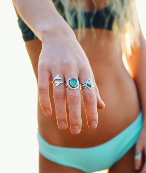 Betty Belts Jewelry, Betty Belts Rings, Beachy Fits, Betty Belts, Jewelry Content, Hand Jewelry Rings, Surf Jewelry, Beachy Jewelry, Cute Ear Piercings