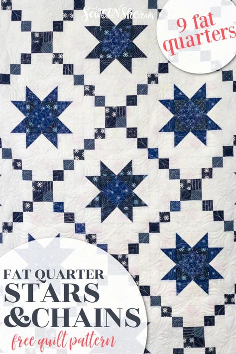 Irish Chain Quilt Pattern Free, Fat Quarter Quilt Pattern Free, Double Irish Chain Quilt Pattern, Irish Quilt Patterns, Irish Chain Quilt Pattern, Irish Quilt, Blue Quilt Patterns, Fat Quarter Quilt Pattern, Irish Chain Quilt