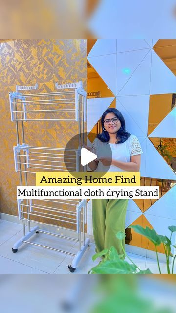 Lina 🧿 on Instagram: "COMMENT FOR LINK 🔗   Struggling to dry your clothes during monsoon season ? 🤷‍♀️  Then bring this space saving cloth drying Stand from @synergy_intl   Features : ✅6 hanging frames  ✅strong & durable  ✅space saving design  ✅easy to use for both indoor & outdoor   ➡️the product links will be shared in story/ Link highlight on my page .  *If you have requested the links & you haven’t received it then please visit my page & check my highlight or click link in bio to shop.  LIKE , SAVE & SHARE for further reference & don’t forget to follow @ahouse_to_myhome  for more affordable home decor & finds .  #clothdryingstand #clothstand #homeessentials #homefinds #amazonfinds #amazonhomefinds #amazonprime #primedaydeals #primeday #amazonshopping #amazondeals #monsoonseason #mon Hang Dry Clothes, Cloth Drying Rack, Cloth Drying Stand, Cloth Stand, Drying Stand, Monsoon Season, Home Decor Finds, Prime Day Deals, Hanging Frames