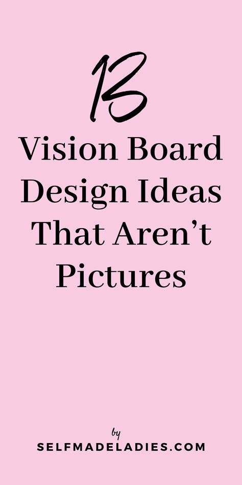 If you're looking for vision board ideas with no pictures, you're in the right place! There are so many options for a vision board, and if you don't want to include photos that's totally fine. Check out these unique ideas for a no picture vision board. The most important thing is for your vision board to serve as daily inspiration that motivates you to take action towards your goals. What you actually put on it is as individual as you are, and some of these ideas may help. Vision Board Design Ideas, Unique Vision Boards, Art Vision Board, Board Design Ideas, Vision Board Design, Achievement Unlocked, Wellness Workshop, Vision Board Examples, Vision Board Ideas