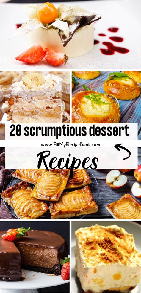 sharing a few scrumptious dessert recipe ideas for you to create for a family get together or thanksgiving or even Christmas. Non Bake Recipes, Easy Tarts, Pastry Fruit, Unique Recipes Desserts, Goat Milk Recipes, Mini Dessert Recipes, Comfort Desserts, Sweet Treats Desserts, Bake Recipes