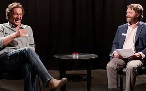 The ‘Between Two Ferns’ Blooper Reel Might Even Be Better Than The Show #Life #Videos Between Two Ferns The Movie, Winterizing Ferns, Fern Unfurling, Between Two Ferns, Jon Hamm, Life Video, Bloopers, Interview, Good Things