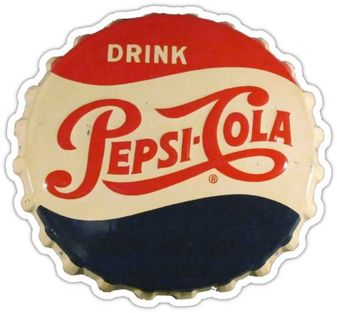 Tie Dye Vinyl, Vintage Food Labels, Pepsi Vintage, Blowing Bubble Gum, Pepsi Logo, American Stickers, Coca Cola Decor, Retro Signs, Sticker Bomb