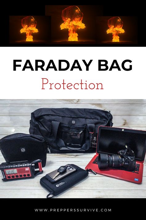 Emp protection to prepare your home for possible war. Faraday bag - Preppers Survive Faraday Cage, Radio Kit, Emergency Radio, Solar Battery Charger, Bushcraft Skills, Faraday Bag, Survival Gardening, Urban Survival, Wifi Signal