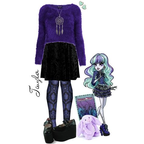 Twyla Inspired Outfit, Twyla Monster High Outfits, Twyla Outfit, Boogeyman Monster, Twyla Boogeyman, Bratz Outfits, Cosplay Idea, Monster High Clothes, Outfit Boards