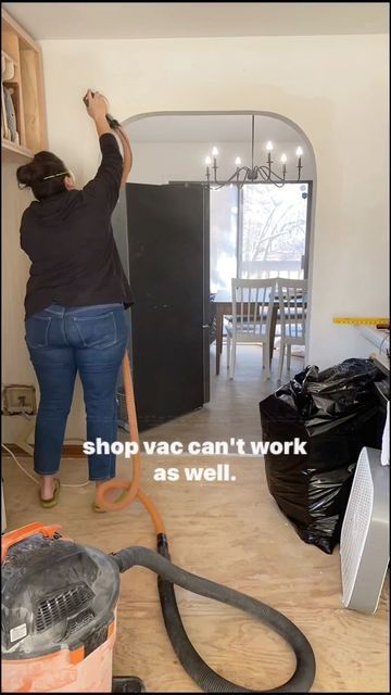 DeLancey | Real, Relatable DIY on Instagram: "Three tips for reducing drywall dust when you’re sanding. #diytips" Shop Vac, Drywall, Sanding, New Homes, Home Appliances, New Home, Instagram Post, Instagram