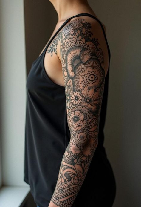 Stunning Sleeve Tattoos Ideas And Trends Sleeve Tattoos Ideas, Tattoo Peeling, Unique Wrist Tattoos, Yakuza Tattoo, Trash Polka Tattoo, Just Ink, Trash Polka, Wolf Tattoos, Angel Tattoo