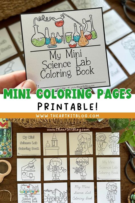 Science Coloring Pages, Diy Coloring Book, Mini Coloring Book, Diy Coloring Books, Small Booklet, Candy Drinks, Etiquette And Manners, Coloring Pages Free Printable, Homeschool Inspiration