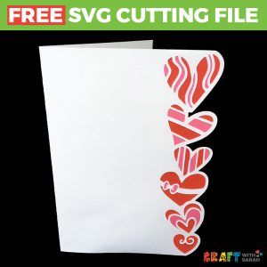 Heart Border Greetings Card SVG Free Svgs For Cricut, Valentines Day Projects, Anniversary Svg, Halloween Photo Booth, Heart Border, Thank You Flowers, Free Svgs, Bow Template, Card Svg