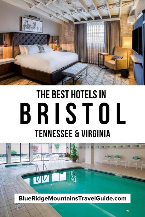 The 11 Best Hotels in Bristol TN/VA including hotels near Bristol Speedway, hotels with pools, and luxury hotels with spas. | hotels in bristol va | hotels in bristol tn | bristol tn hotels | hotels near bristol tn | hotels bristol va | bristol va hotels | bristol tennessee hotels | hotels in bristol tennessee | bristol tn motels | places to stay in bristol tn | lodging in bristol tn | motels bristol tn | bristol virginia hotels |  via @greenglobaltrvl Bristol Va, Bristol Virginia, Bristol Tennessee, Bristol Tn, Virginia Mountains, Red Roof Inn, Mountains Travel, Hampton Inn, Pet Friendly Hotels