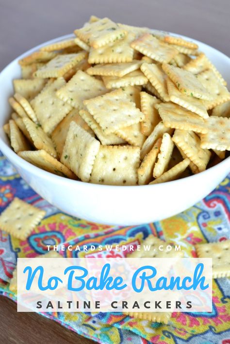 Saltine Crackers Snacks, Spicy Mini Saltine Crackers, Mini Crackers With Ranch, Saltine Cracker Recipes Seasoned Baked, Ranch Mini Saltines, Firecracker Crackers Mini Saltines, Mini Crackers Recipe, Seasoned Mini Saltine Crackers, Saltine Crackers Seasoned