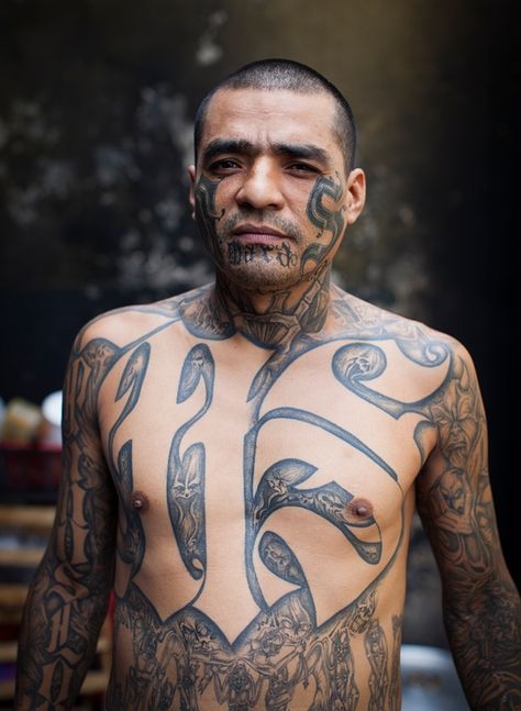 Adam Hinton MS-13 prison portraits Jail Tattoos, Traditional Chicano Tattoos, Lettrage Chicano, Ms 13, Art Chicano, Gang Tattoos, Chicanas Tattoo, City Inspiration, Reaper Tattoo